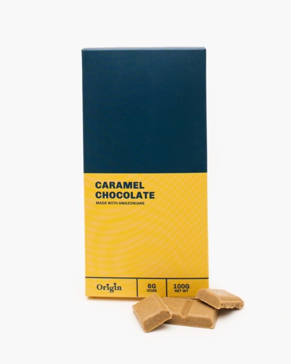 caramel chocolate – psychedelic chocolate bar